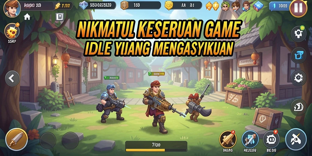 Tangkapan layar gameplay 55RP menampilkan karakter yang bekerja dengan aktif.
