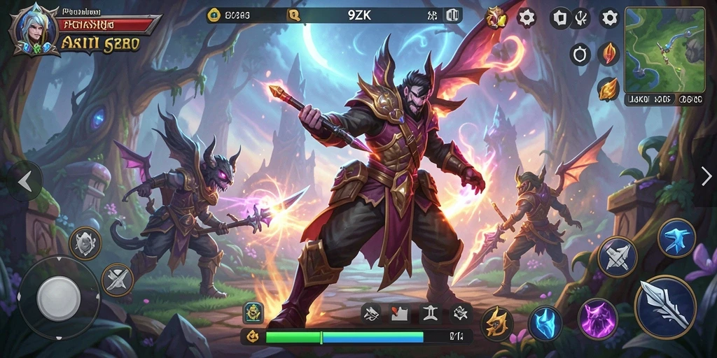 Tampilan gameplay 9ZK yang menegangkan dan penuh aksi.