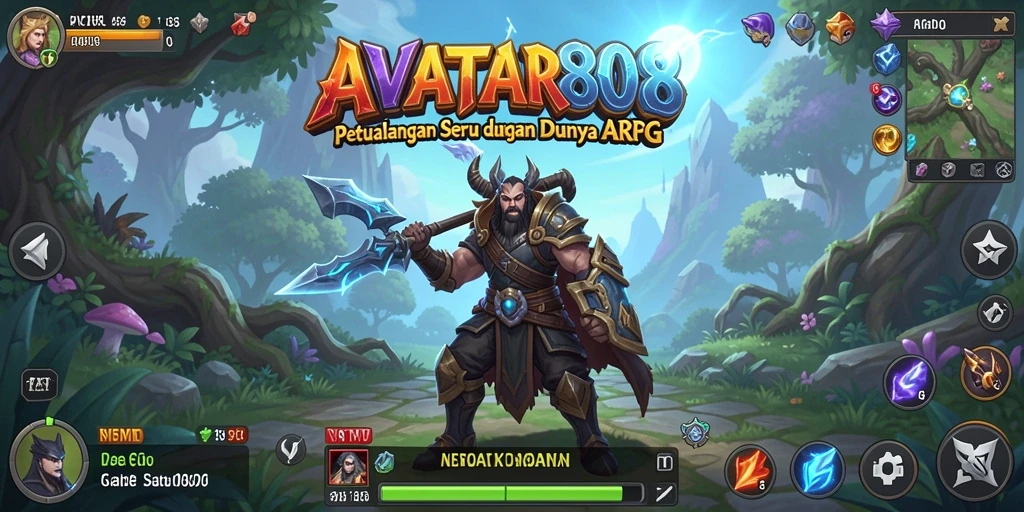 Tampilan mendebarkan dari gameplay ARPG yang seru.