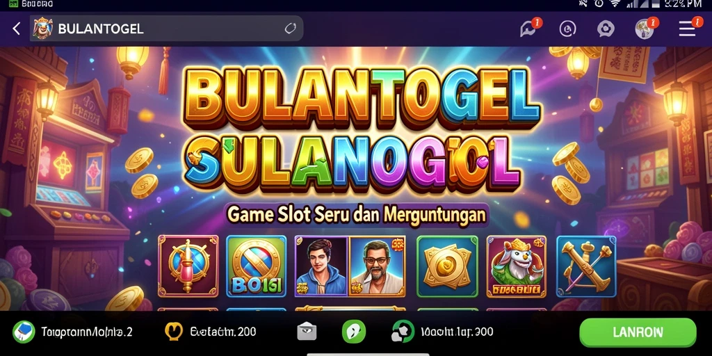 Tampilan menarik dari gameplay BULANTOGEL yang memukau.