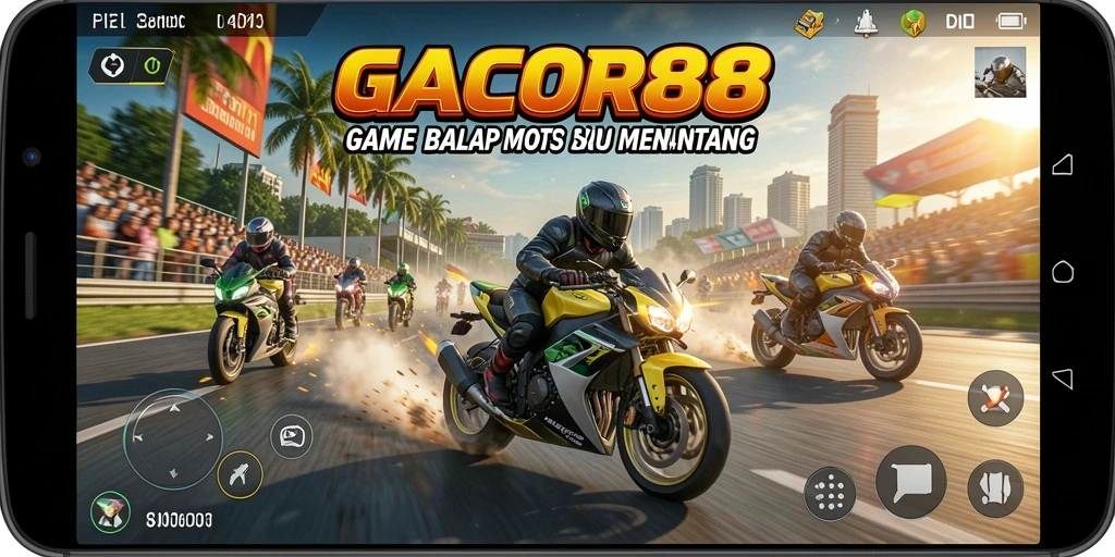 Tampilan gameplay GACOR88 yang menegangkan dan penuh warna.