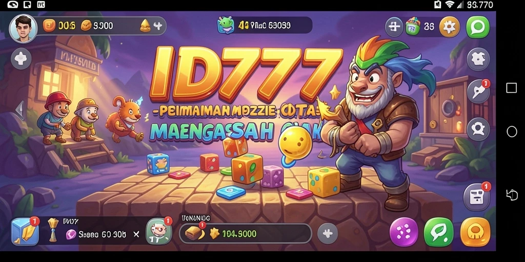 Tampilan menarik dari gameplay ID777 yang menantang.