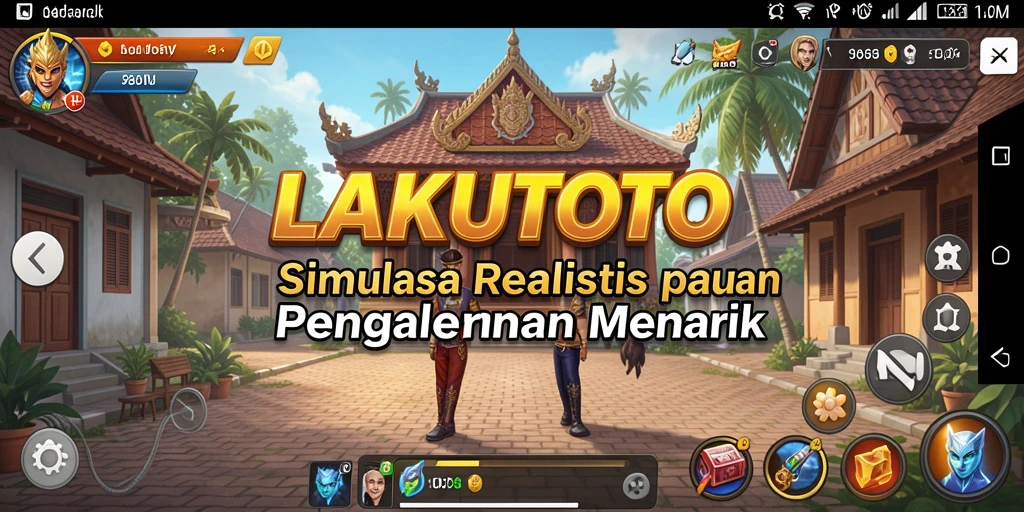 Tampilan gameplay menakjubkan dari LAKUTOTO yang mengasyikkan.