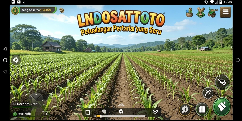 Tangkapan layar LNDOSATTOTO menampilkan aktivitas bertani yang menarik dan interaksi sosial.