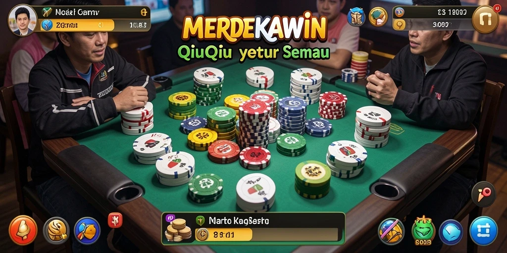 Tampilan screenshot gameplay QiuQiu yang seru dan menarik.