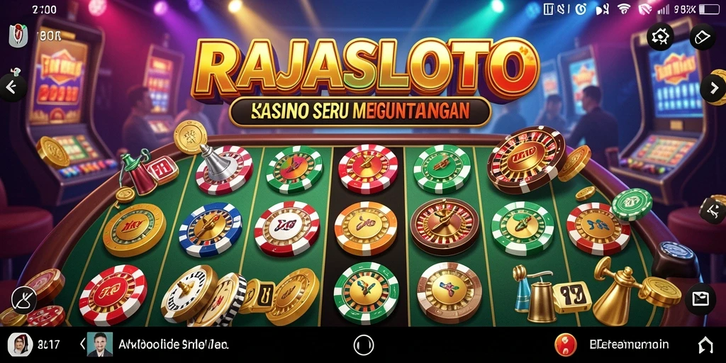 Tampilan menarik dari gameplay RAJASLOTO yang menyenangkan.