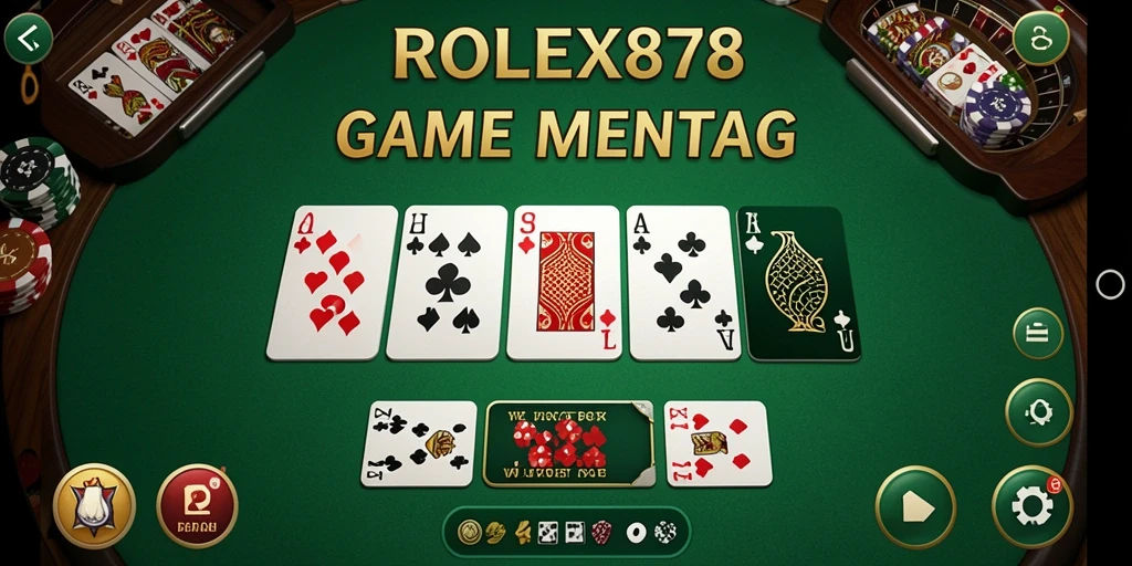 Tampilan gameplay Domino yang menarik dari ROLEX878.