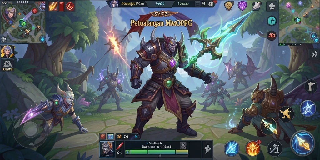 Tampilan gameplay epik dan grafis menawan di SVIP2.
