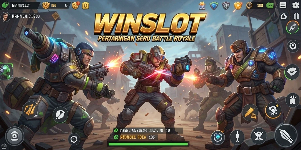 Screenshot gameplay WINSLOT yang menunjukkan aksi pertarungan seru.